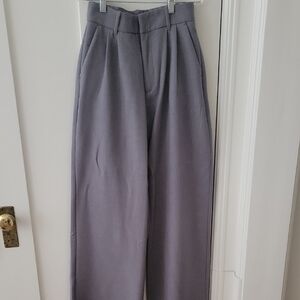 Abercrombie & Fitch Charcoal Wide Leg Trousers